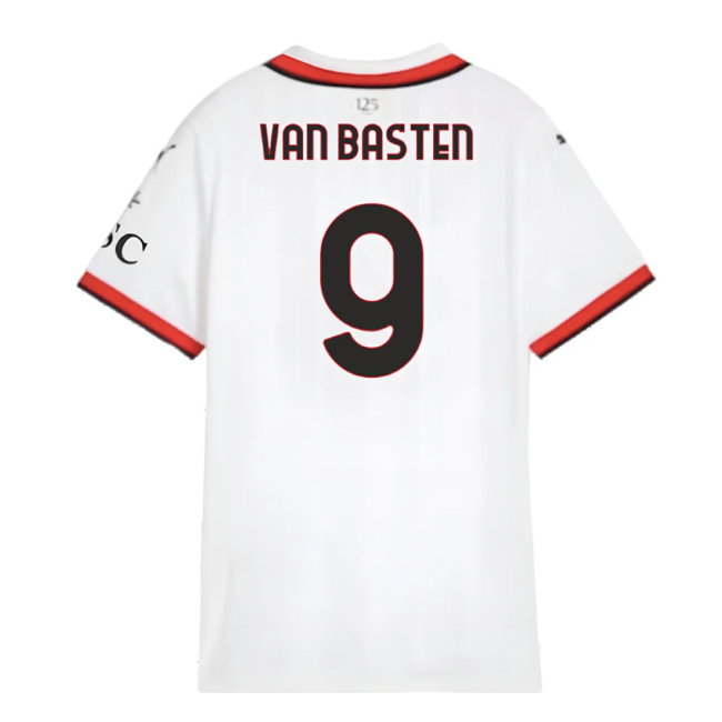 2024-2025 AC Milan Away Shirt (Womens) (Van Basten 9)