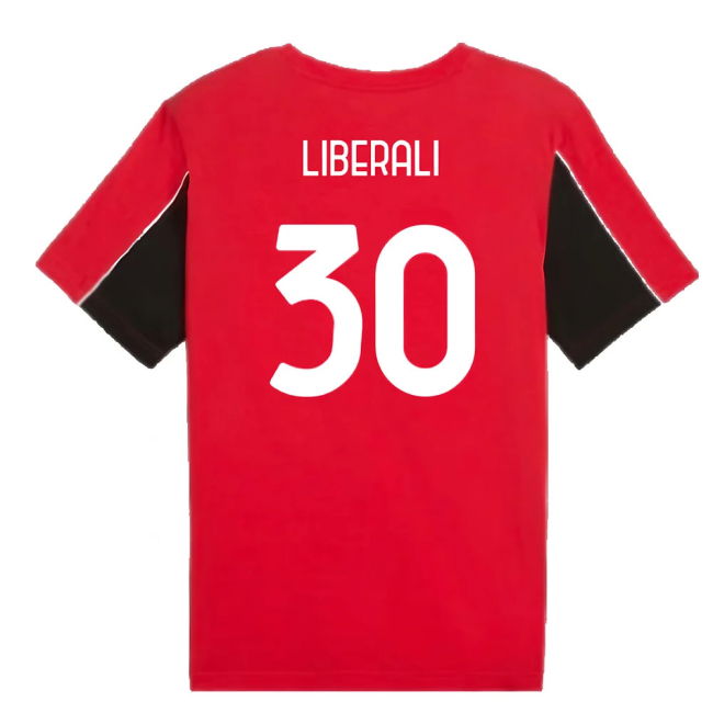 2024-2025 AC Milan FtblArchive Tee (Red) (Liberali 30)