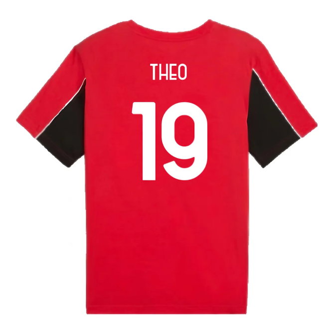 2024-2025 AC Milan FtblArchive Tee (Red) (Theo 19)