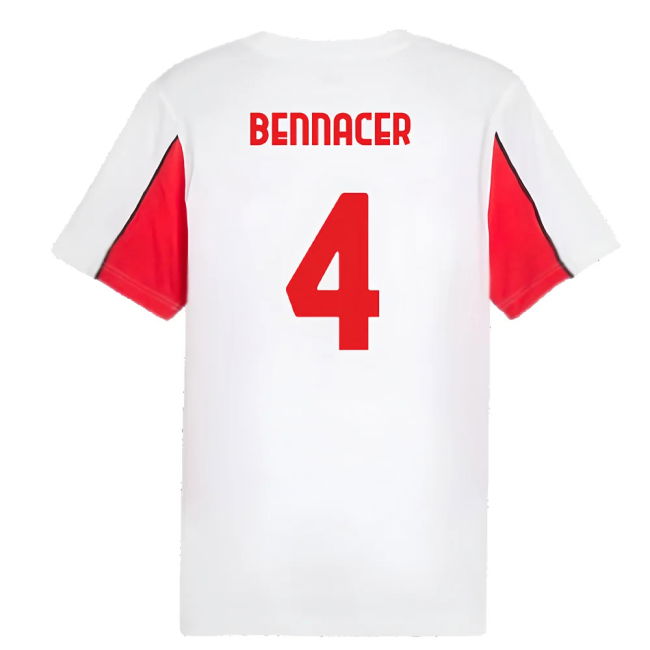2024-2025 AC Milan FtblArchive Tee (White) (Bennacer 4)