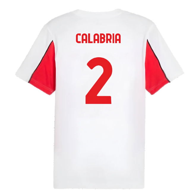 2024-2025 AC Milan FtblArchive Tee (White) (Calabria 2)