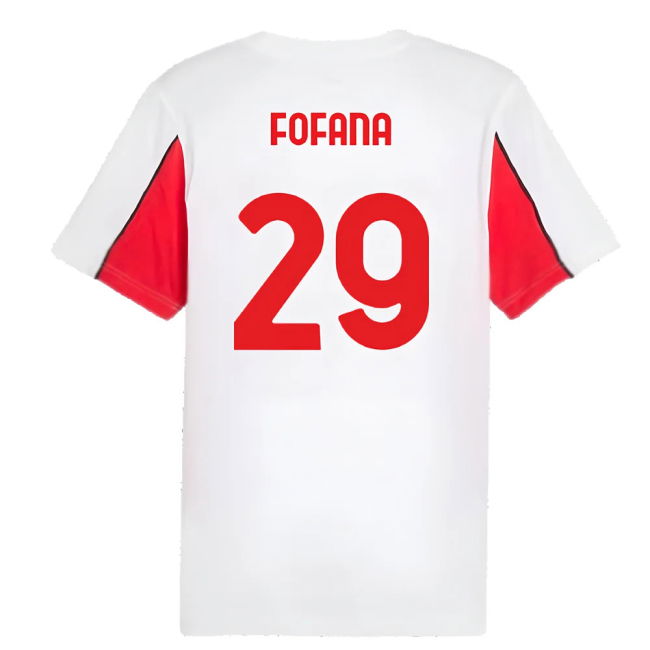 2024-2025 AC Milan FtblArchive Tee (White) (Fofana 29)