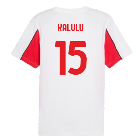 2024-2025 AC Milan FtblArchive Tee (White) (Kalulu 15)
