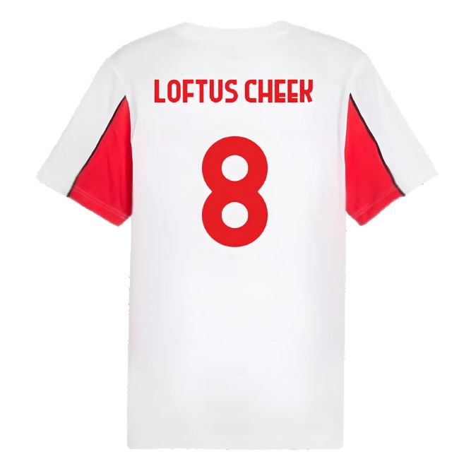 2024-2025 AC Milan FtblArchive Tee (White) (Loftus Cheek 8)