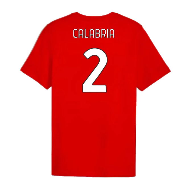 2024-2025 AC Milan ftblCulture Tee (Red) (Calabria 2)