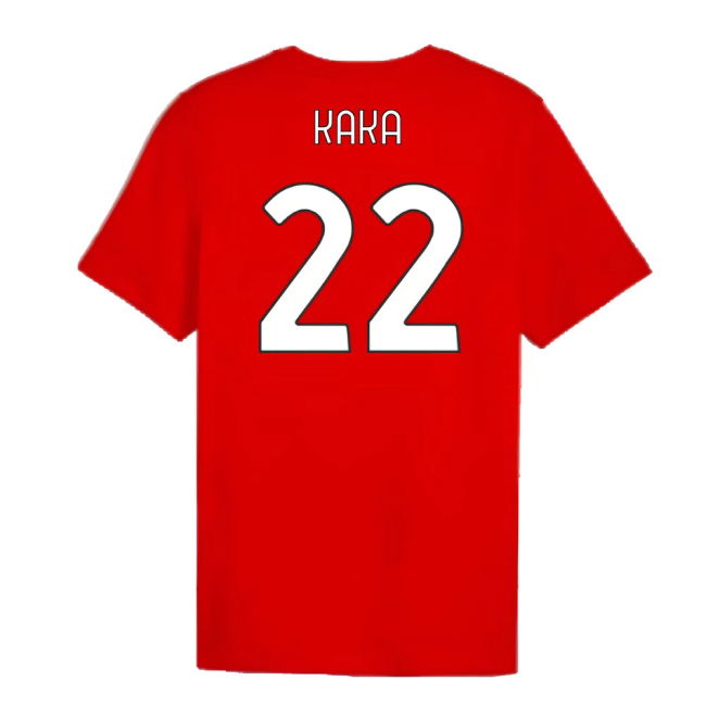 2024-2025 AC Milan ftblCulture Tee (Red) (Kaka 22)