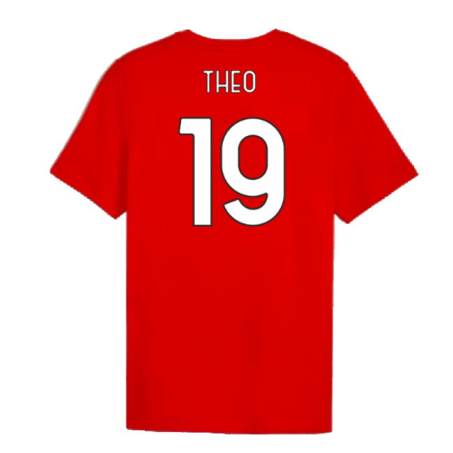 2024-2025 AC Milan ftblCulture Tee (Red) (Theo 19)