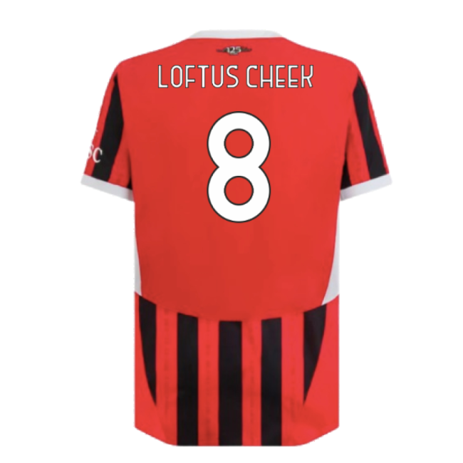 2024-2025 AC Milan Home Authentic Shirt (Loftus Cheek 8)