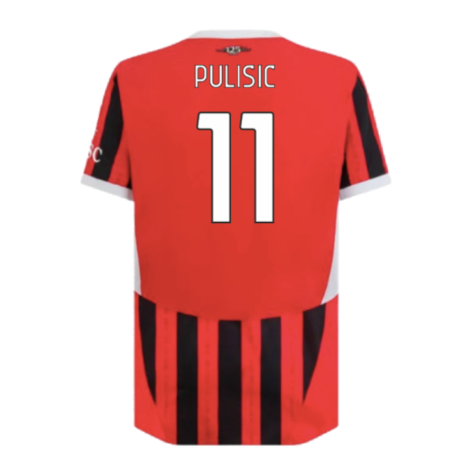 2024-2025 AC Milan Home Authentic Shirt (Pulisic 11)