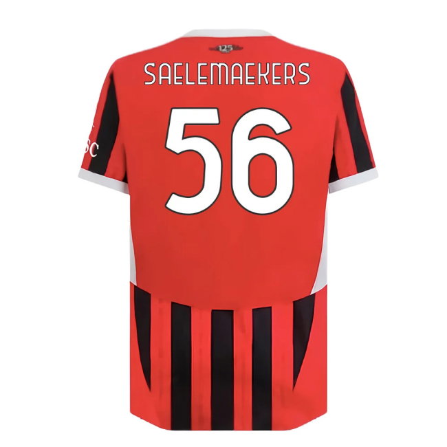 2024-2025 AC Milan Home Authentic Shirt (Saelemaekers 56)