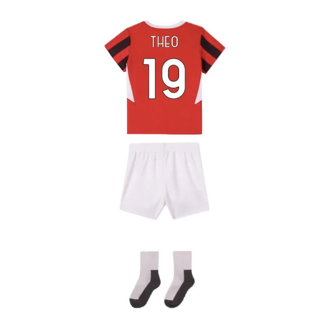 2024-2025 AC Milan Home Baby Kit (Theo 19)