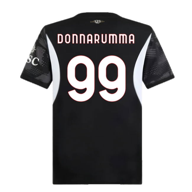 2024-2025 AC Milan Home Goalkeeper Shirt (Black) (DONNARUMMA 99)