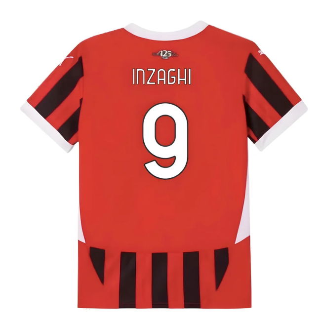2024-2025 AC Milan Home Shirt (Kids) (Inzaghi 9)