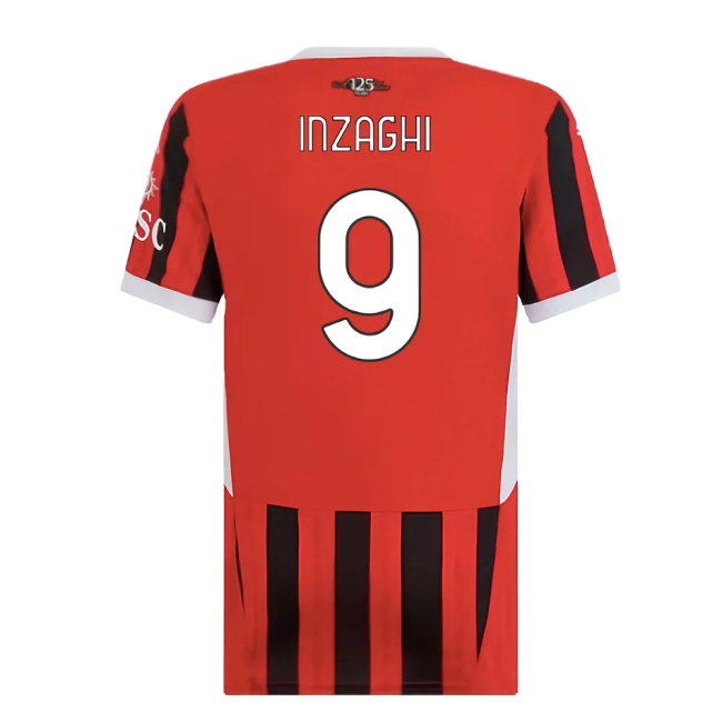 2024-2025 AC Milan Home Shirt (Womens) (Inzaghi 9)