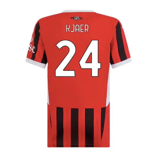 2024-2025 AC Milan Home Shirt (Womens) (Kjaer 24)