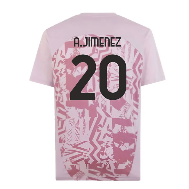 2024-2025 AC Milan Pre-Match Shirt (Grape) (A.Jimenez 20)