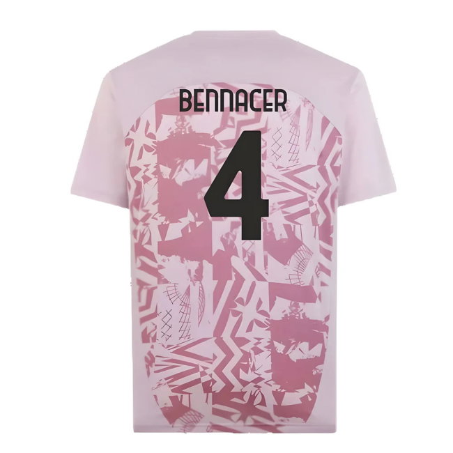 2024-2025 AC Milan Pre-Match Shirt (Grape) (Bennacer 4)