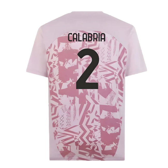 2024-2025 AC Milan Pre-Match Shirt (Grape) (Calabria 2)