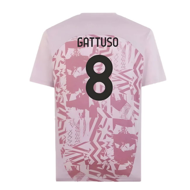 2024-2025 AC Milan Pre-Match Shirt (Grape) (Gattuso 8)