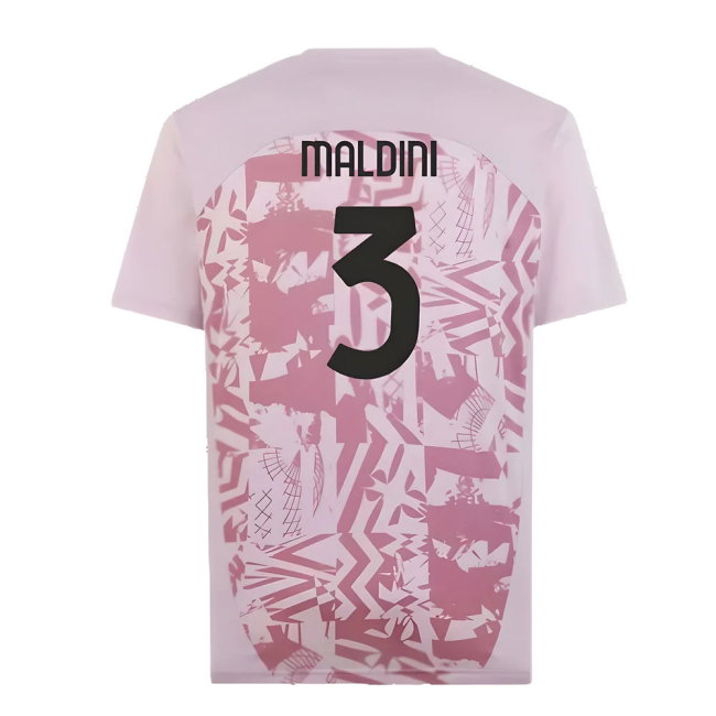 2024-2025 AC Milan Pre-Match Shirt (Grape) (Maldini 3)