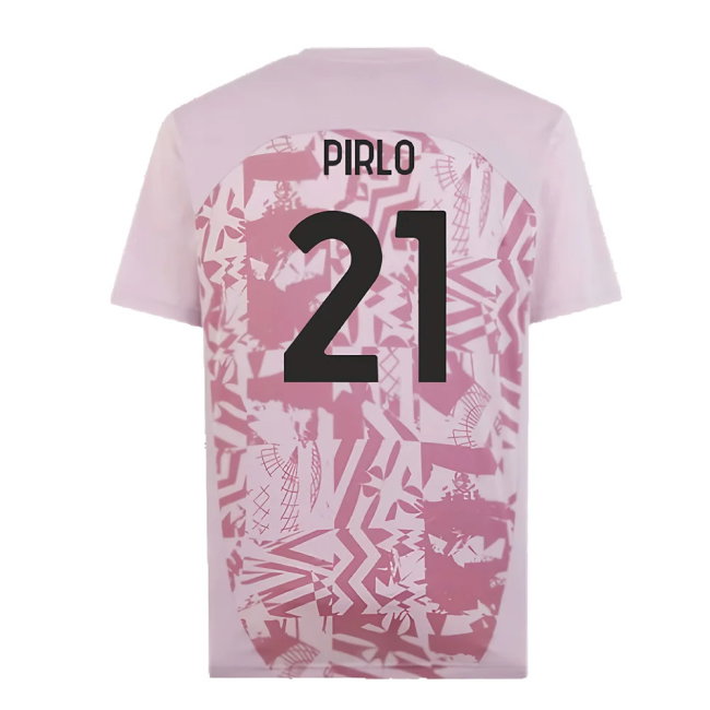 2024-2025 AC Milan Pre-Match Shirt (Grape) (Pirlo 21)
