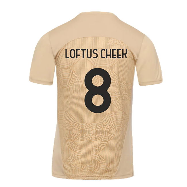 2024-2025 AC Milan Pre-Match Shirt (Putty) (Loftus Cheek 8)