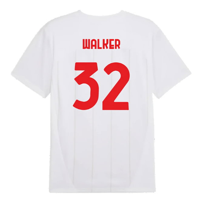 2024-2025 AC Milan Prematch SS Jersey (White) (Walker 32)