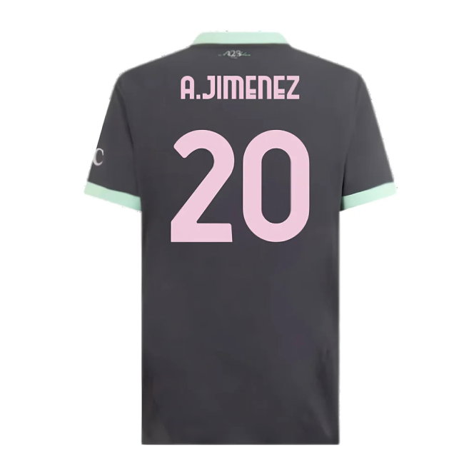 2024-2025 AC Milan Third Authentic Shirt (A.Jimenez 20)