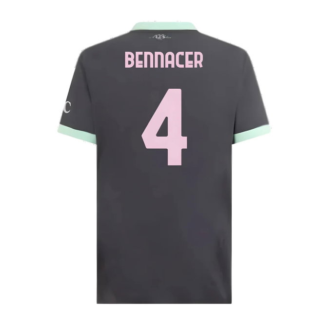 2024-2025 AC Milan Third Authentic Shirt (Bennacer 4)