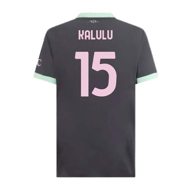 2024-2025 AC Milan Third Authentic Shirt (Kalulu 15)