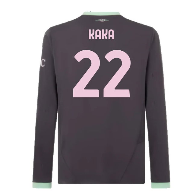 2024-2025 AC Milan Third Long Sleeve Shirt (Kaka 22)
