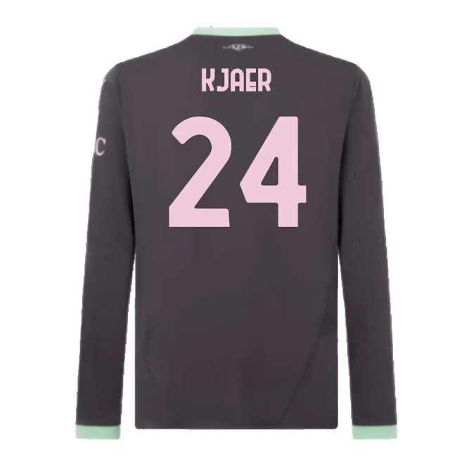 2024-2025 AC Milan Third Long Sleeve Shirt (Kjaer 24)