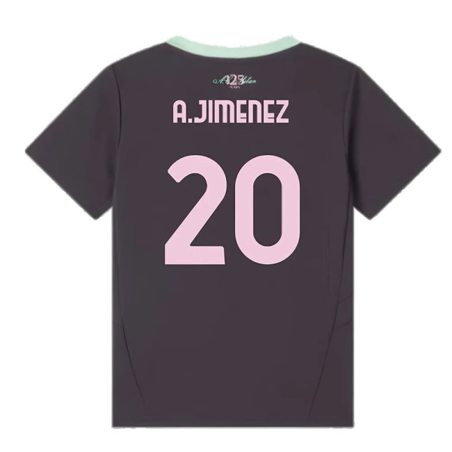 2024-2025 AC Milan Third Mini Kit (A.Jimenez 20)