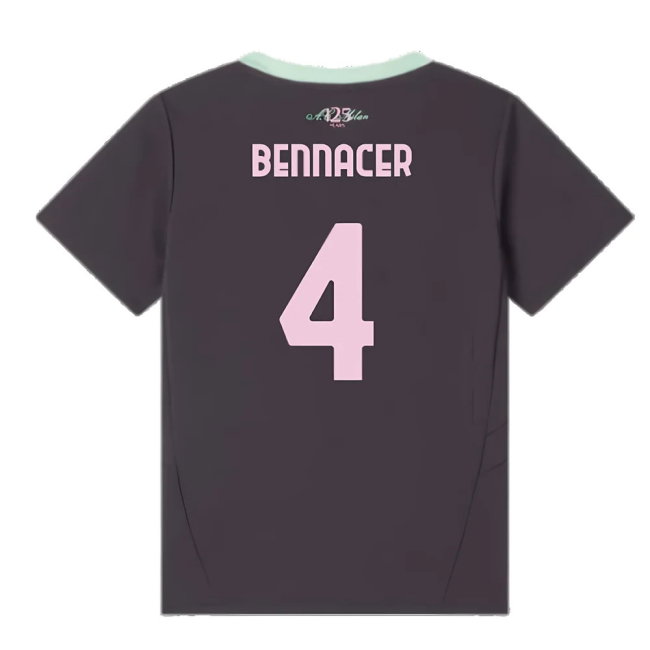 2024-2025 AC Milan Third Mini Kit (Bennacer 4)