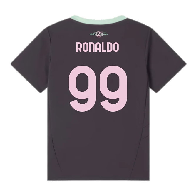 2024-2025 AC Milan Third Mini Kit (Ronaldo 99)