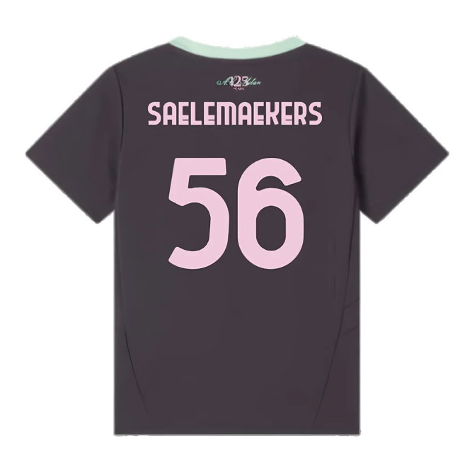 2024-2025 AC Milan Third Mini Kit (Saelemaekers 56)