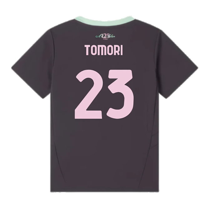 2024-2025 AC Milan Third Mini Kit (Tomori 23)