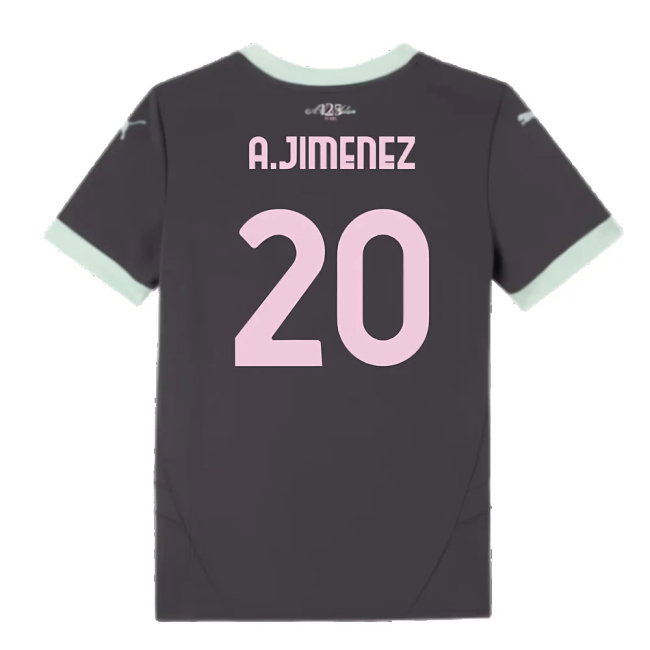2024-2025 AC Milan Third Shirt (Kids) (A.Jimenez 20)