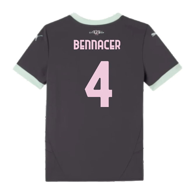 2024-2025 AC Milan Third Shirt (Kids) (Bennacer 4)