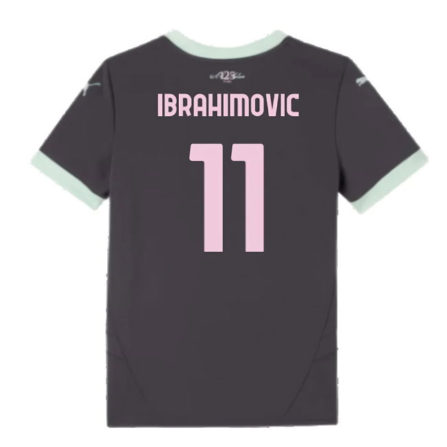 2024-2025 AC Milan Third Shirt (Kids) (Ibrahimovic 11)