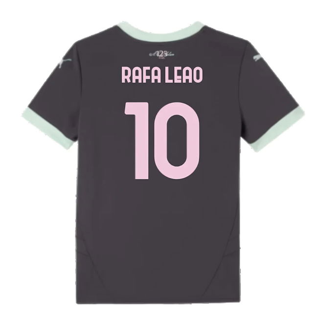 2024-2025 AC Milan Third Shirt (Kids) (Rafa Leao 10)