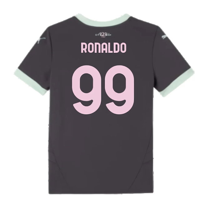 2024-2025 AC Milan Third Shirt (Kids) (Ronaldo 99)