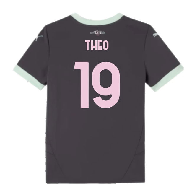 2024-2025 AC Milan Third Shirt (Kids) (Theo 19)