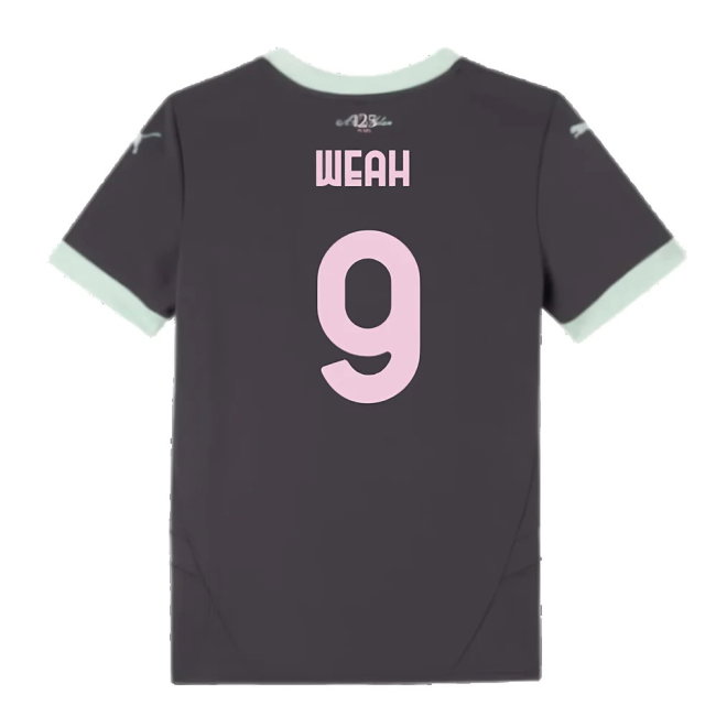 2024-2025 AC Milan Third Shirt (Kids) (Weah 9)