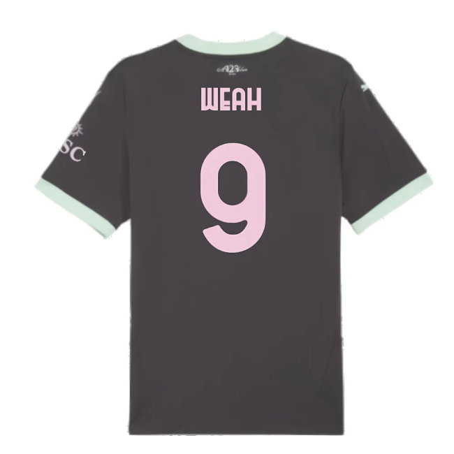 2024-2025 AC Milan Third Shirt (Weah 9)
