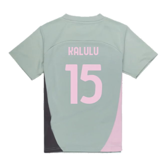 2024-2025 AC Milan Training Shirt (Green Fog) - Kids (Kalulu 15)