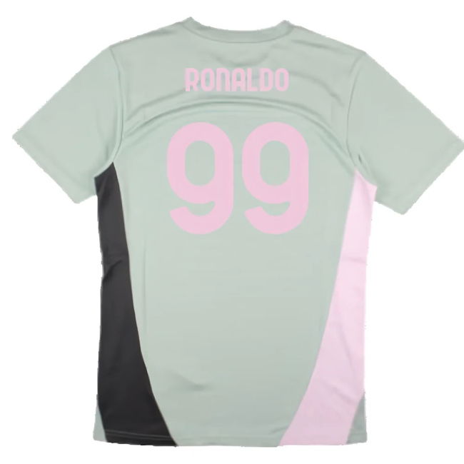2024-2025 AC Milan Training Shirt (Green Fog) (Ronaldo 99)