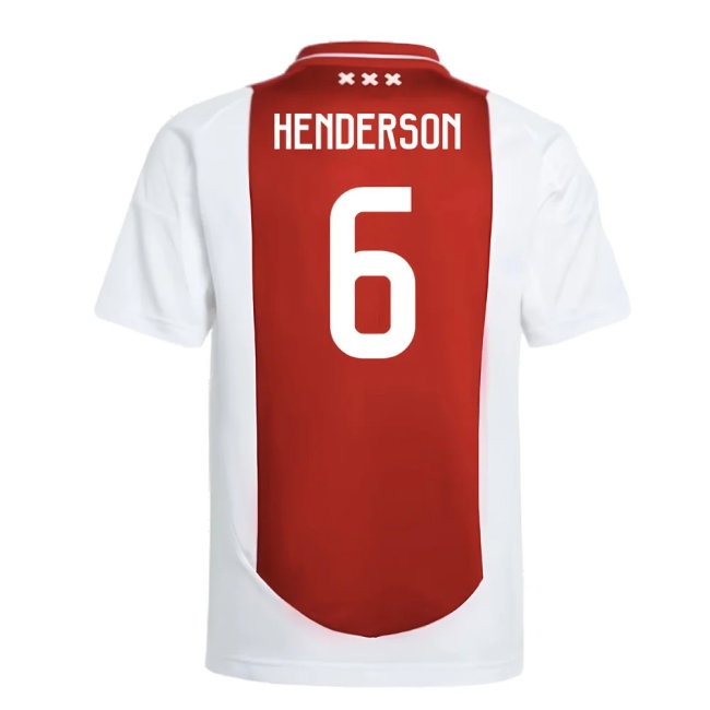 2024-2025 Ajax Home Shirt (Kids) (Henderson 6)