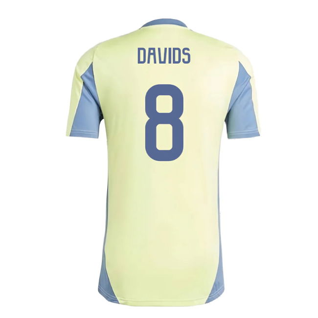 2024-2025 Ajax Training Jersey (Pulse Yellow) (Davids 8)