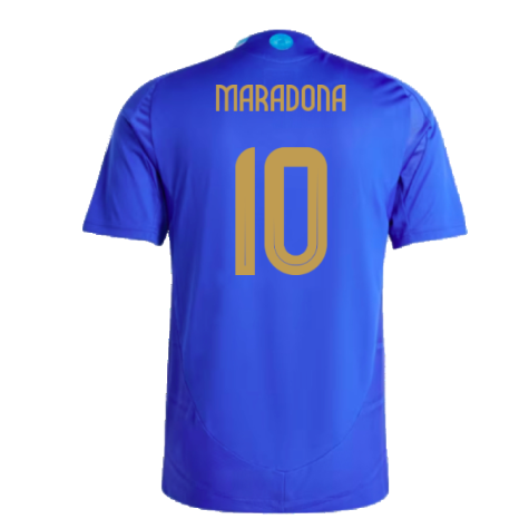 2024-2025 Argentina Authentic Away Shirt (MARADONA 10)